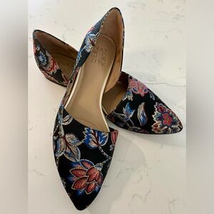 Naturalizer Black Floral Women's Flats